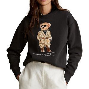 Vintage Polo RL crew neck - safari bear (womens L)